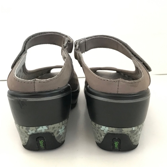 JAMBU Journey Encore Wedge Heel Sandals Leather Tan Women’s Size 6 - Picture 6 of 16